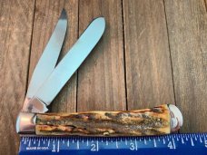 Queen City Cutlery Trapper Gorgeous Stag!
