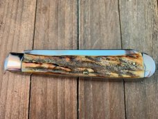 Queen City Cutlery Trapper Gorgeous Stag!