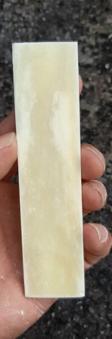 Bovine Bone Knife Handle Blanks Pair