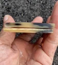 Yak Horn Knife Handle Blanks Pair