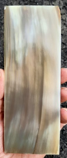 Large Honey Horn Knife Handle Blanks 3-pieces