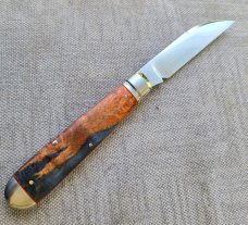K'roo Dyed Karillian Birch Wharnie English Jack..Rwl34..4.25..Fang shield..fluted bolster..coa/slip 