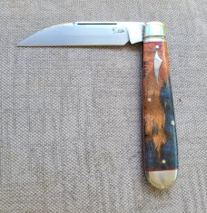K'roo Dyed Karillian Birch Wharnie English Jack..Rwl34..4.25..Fang shield..fluted bolster..coa/slip 