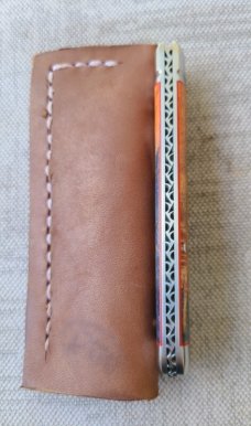 K'roo Dyed Karillian Birch Wharnie English Jack..Rwl34..4.25..Fang shield..fluted bolster..coa/slip 