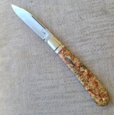Kroo Dyed Maple Burl ZuluRwl34 375fluted bolstersFang shieldcoa amp slip 