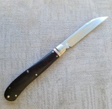 SALE K'roo Custom African Blackwood Wharnie Slimline..4"..Rwl34..filework..coa and slip 