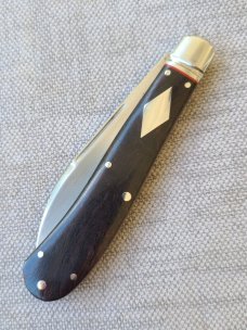 SALE K'roo Custom African Blackwood Wharnie Slimline..4"..Rwl34..filework..coa and slip 
