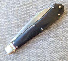 SALE K'roo Custom African Blackwood Wharnie Slimline..4"..Rwl34..filework..coa and slip 