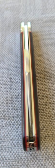 SALE K'roo Custom African Blackwood Wharnie Slimline..4"..Rwl34..filework..coa and slip 