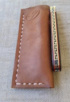 SALE K'roo Custom African Blackwood Wharnie Slimline..4"..Rwl34..filework..coa and slip 