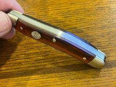 Boker Tree Brand 3-Blade Copperhead Folding Knife w/Imitation Tortoise Shell Scales Germany