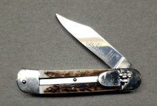 Hubertus Lilliput Switchblade with Stag