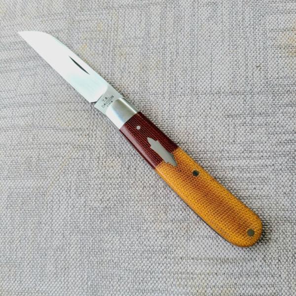 T A Davison Swayback Wharnie .3.75"..Micarta bolsters & scales...Cpm154..jeweled liners..#2374..New T A Davison Swayback Wharnie .3.75"..Micarta bolsters & scales...Cpm154..jeweled liners..#2374..New