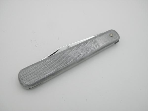 Queen Cutlery #45 Big Chief folding knife:  5” overall, cast aluminum handles, 440 stainless blade