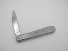 Queen Cutlery #45 Big Chief folding knife:  5” overall, cast aluminum handles, 440 stainless blade
