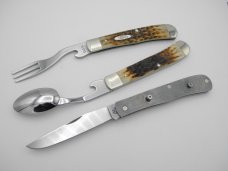 CASE XX Amber Jigged Bone 3 Blade Hobo: #6354HB SS, 4 1/8
