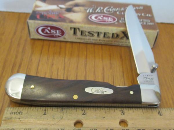 Case XX 2010 English Walnut Trapperlock Pattern # 7154L SS