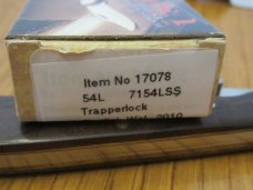 Case XX 2010 English Walnut Trapperlock Pattern # 7154L SS