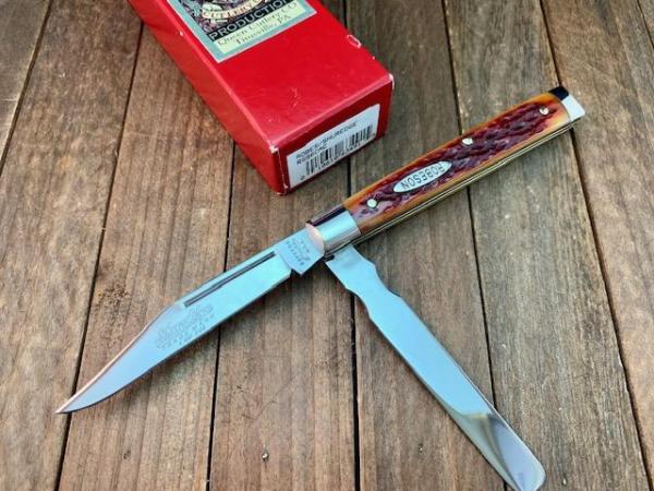 Robeson Shuredge by Queen Doctor’s Knife Carmel Jigged Bone 