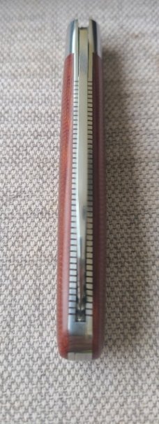 T A Davison Sheepsfoot Straight Jack...3 3/8..Canvas Micarta scales...Cpm154..jeweled liners..#1260