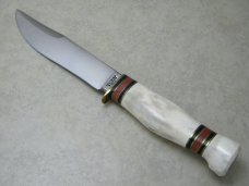 Marbles Gladstone Mich. USA Stag/Stag Expert Fixed Blade Sheath Knife in Box