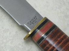 Marbles Gladstone Mich. USA Leather/Aluminum Expert Fixed Blade Sheath Knife in Box