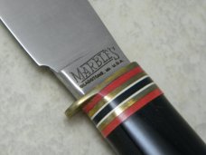 Marbles Gladstone Mich. USA Buffalo/Buffalo/Buffalo Woodcraft Fixed Blade Sheath Knife in Box c.2000