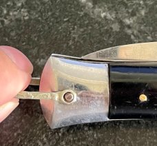 Rizzuto Estileto Milano 8.5 Inch Switchblade Knife, Used 