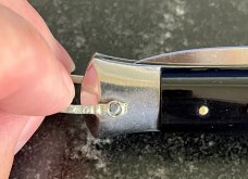 Rizzuto Estileto Milano 8.5 Inch Switchblade Knife, Light Use