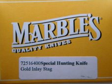 Marbles Gladstone Mich. USA 1 of 300 Stag Special Hunting Fixed Blade Sheath Knife in Box c.2000