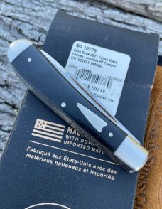 CASE XX ** 2021 TONY BOSE COLLABORATION SMOOTH BLACK LAMINATE 154CM HT TRAPPER