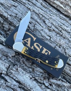 CASE XX ** SFO 2023 OLIVE GREEN JIGGED BONE MINI COPPERLOCK