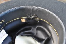 Stetson Mallory Western Hat Black Size 7 1/8 Clean Worn A Couple Of Times