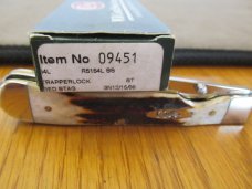 Case XX 2009 Red Stag Trapperlock Pattern #R5154L SS
