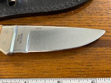 Frost Cutlery 10-162FW "Little Coon Skinner II" Drop Point Hunting Knife w/Stag Scales Japan