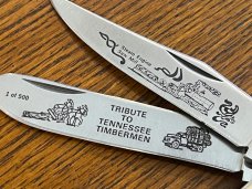 Frost Cutlery Standing Stone Cutlery Limited Ed Tennessee Timbermen Folding Knife SN#077