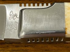 Frost Cutlery 5 7/8" Drop Point Hunting Knife w/Smooth Bone Scales