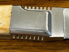 Frost Cutlery 5 7/8" Drop Point Hunting Knife w/Smooth Bone Scales