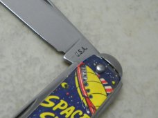 USA Novelty Space Ship Morse Code Jack Knife