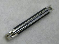 Camillus New York USA Jigged Black Model 72 Whittler Knife