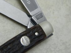 H. Boker & Co. Solingen Germany Tree Brand Maroon Bone Stockman Knife