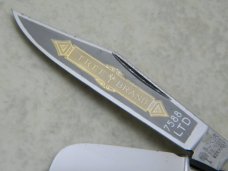 H. Boker & Co. Solingen Germany Tree Brand Maroon Bone Stockman Knife