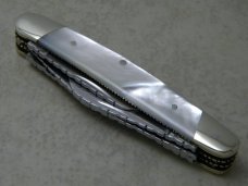 Frost & Son Japan Pearl Custom 5 Blade Stockman Knife