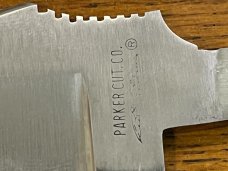 Parker Cut. Co. Tak Fukuta Convertable 2-Blade Hunting Knife w/Buffalo Horn Scales Japan -- RARE!!!