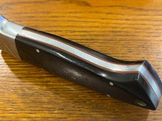 Parker Cut. Co. Tak Fukuta Convertable 2-Blade Hunting Knife w/Buffalo Horn Scales Japan -- RARE!!!