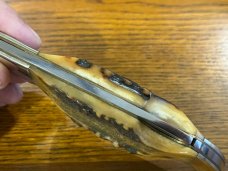 Parker Cut. Co. Limited Ed Granddad's Skinner Clasp Lockback Folding Knife w/Fat Stag Scales SN#127 