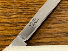 Spouting Whale F&F Inc. CS-34 & CS-35 His & Hers Scrimshaw Pocket Knife Set SN#495 Japan