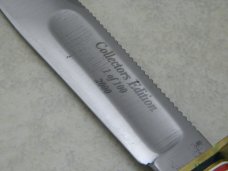 Marbles Gladstone Mich. USA Black Micarta/Brass 6" Survival Fixed Blade Sheath Knife