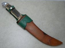 Guttmann Cutlery Co. Solingen Germany Stag Original Buffalo Skinner Fixed Blade Sheath Knife