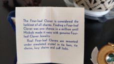 VINTAGE 4 leaf Clover CIGAR knife by Hickok 